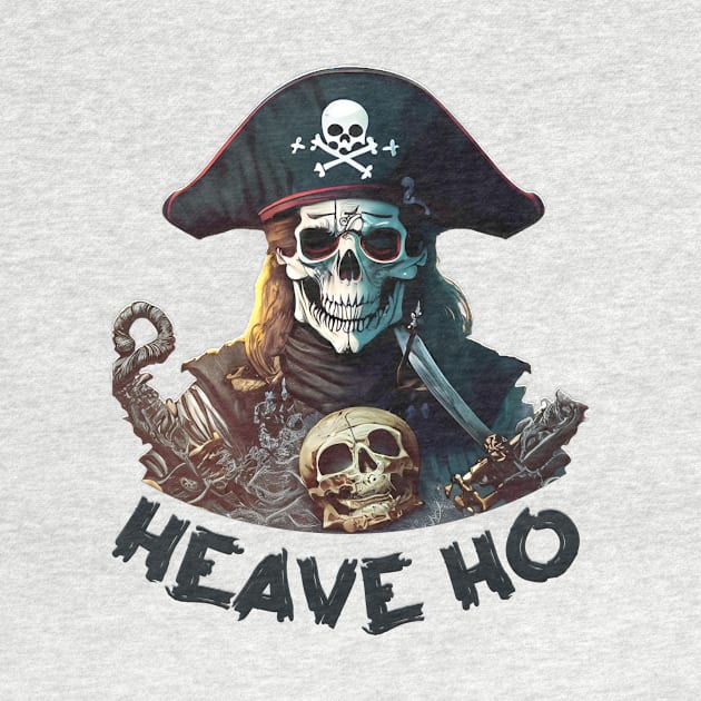 Pirate's Heave Ho Skull by Salaar Design Hub